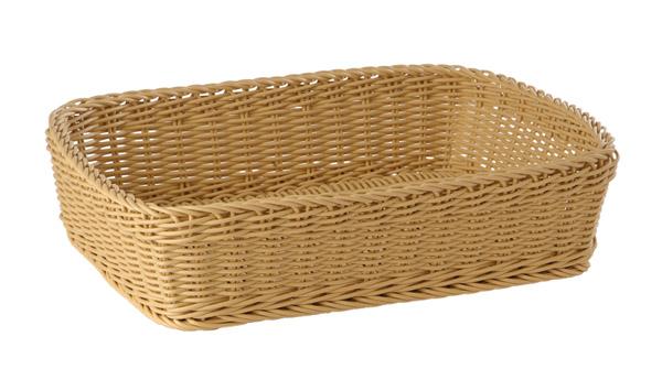 08084_1 Korb rechteckig 40x30cm H:10cm beige