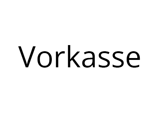 vorkasse