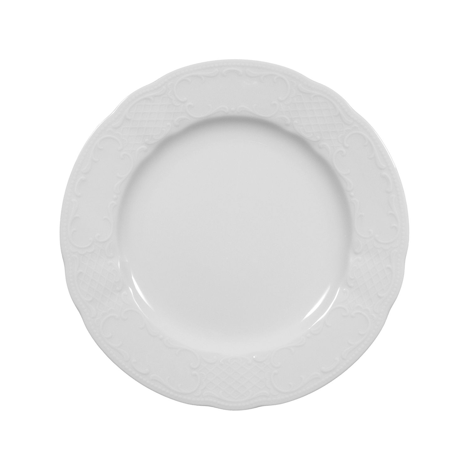 28525pYBw8whlkHyIl Teller flach 30cm SALZBURG weiß