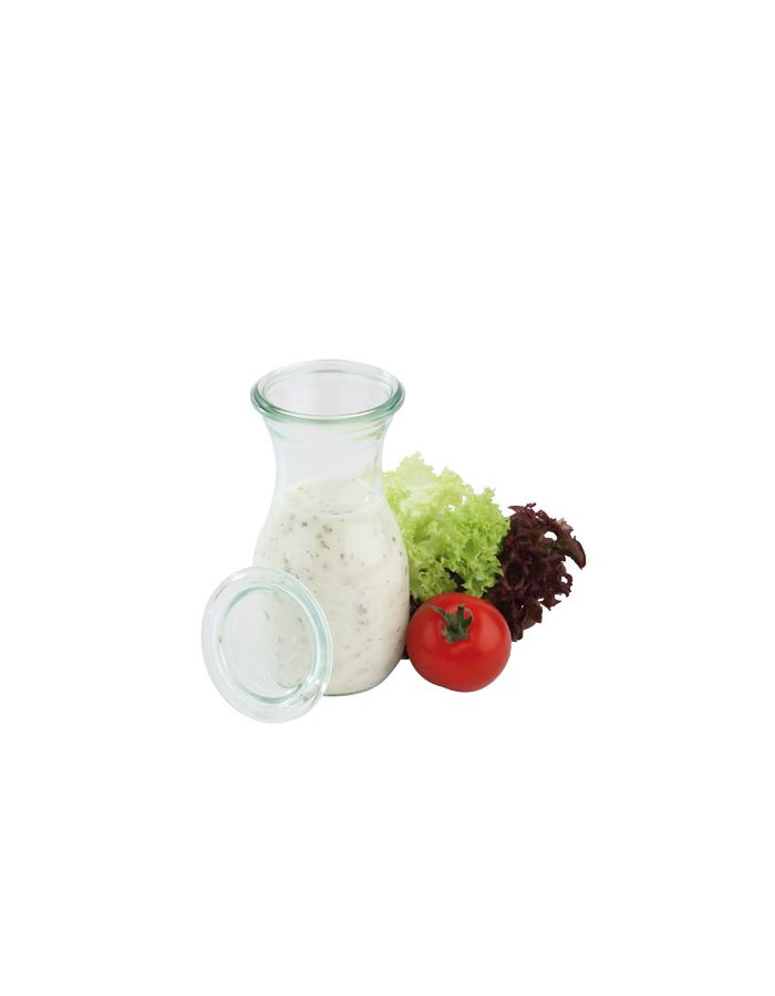 89631 Weck-Saftflaschen 0,25l mit Deckel 12-teiliges Set