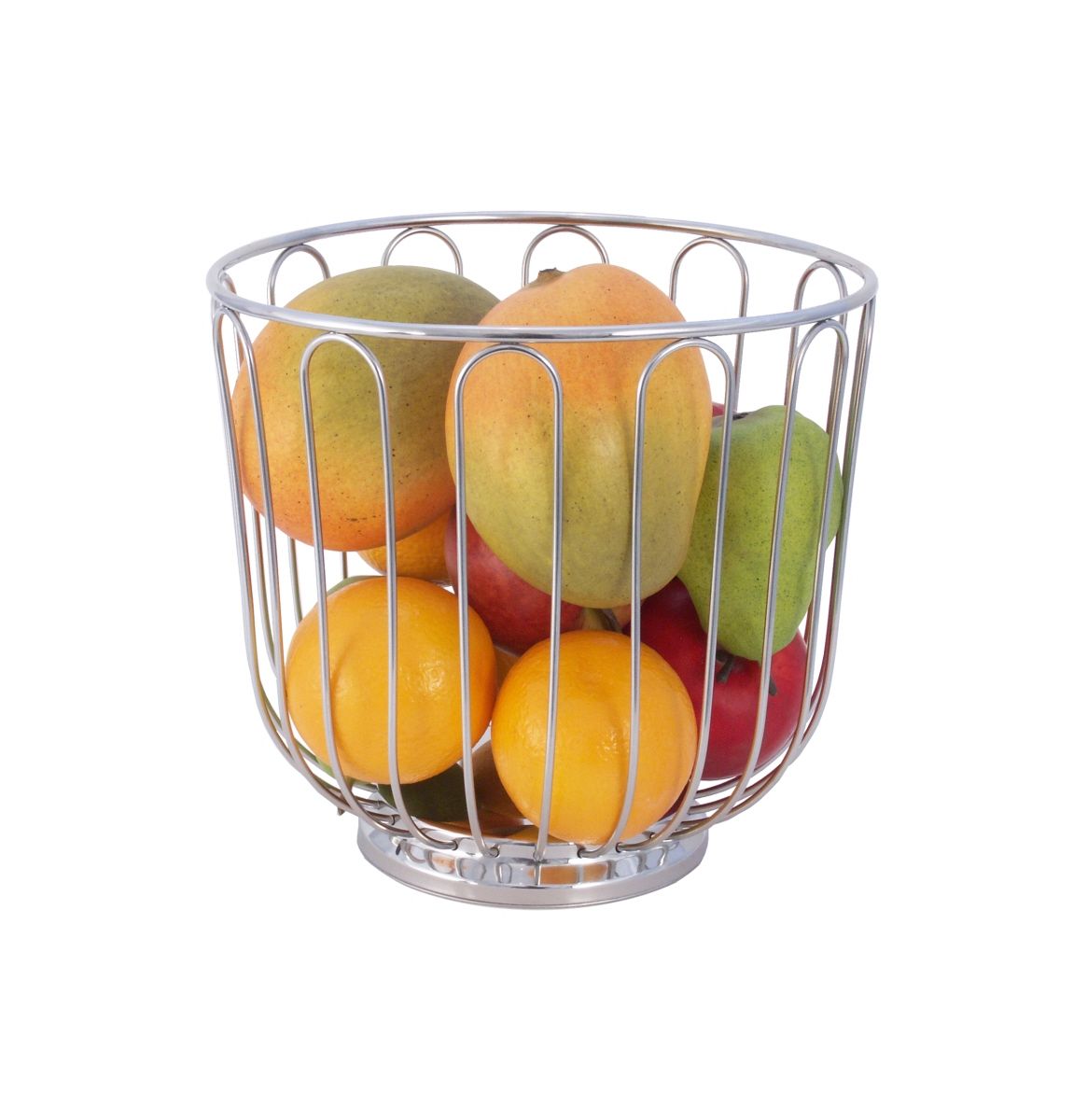 Obstkorb rund D: 21,5cm H: 20cm 18/10