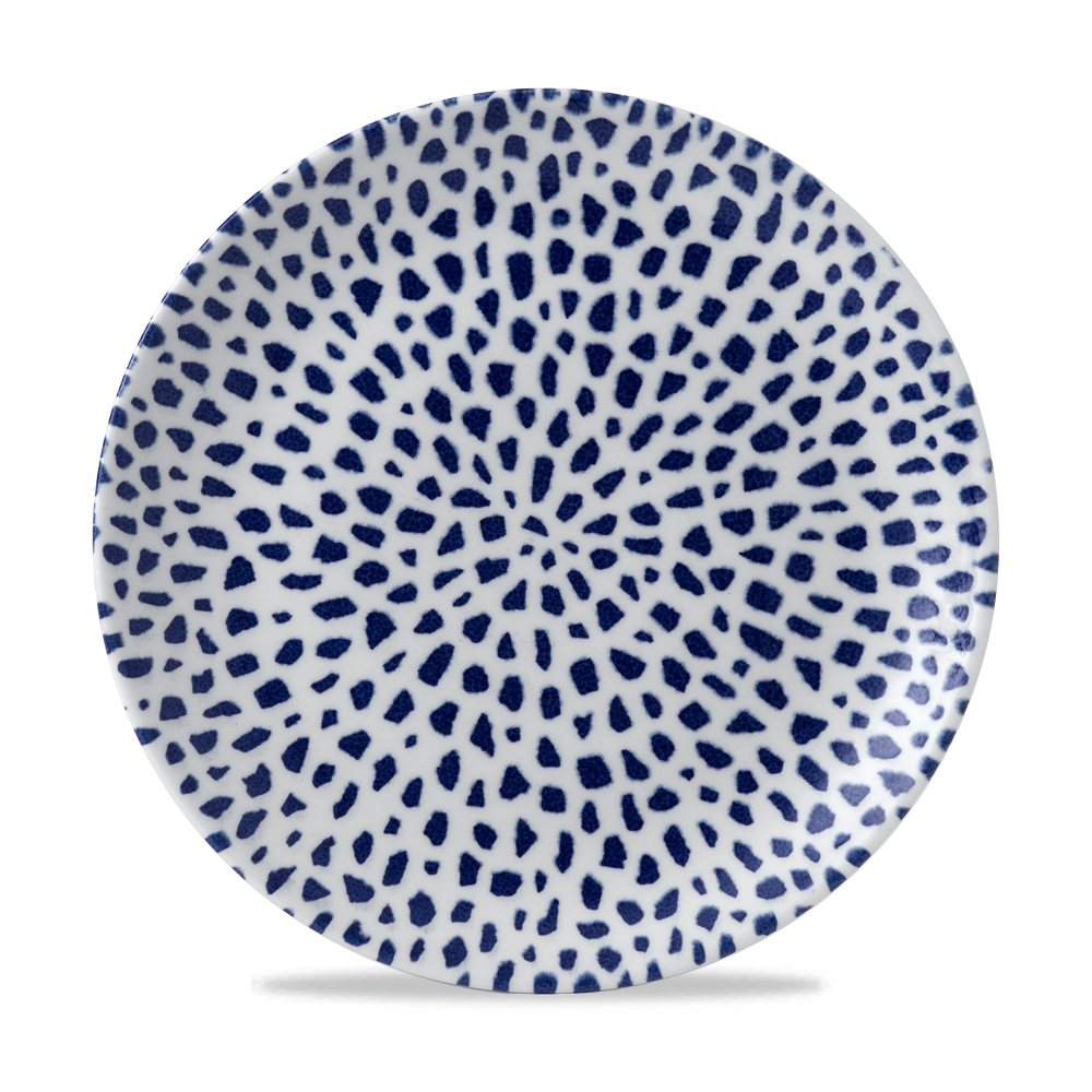 Teller coup 26cm TERRAZZO blue