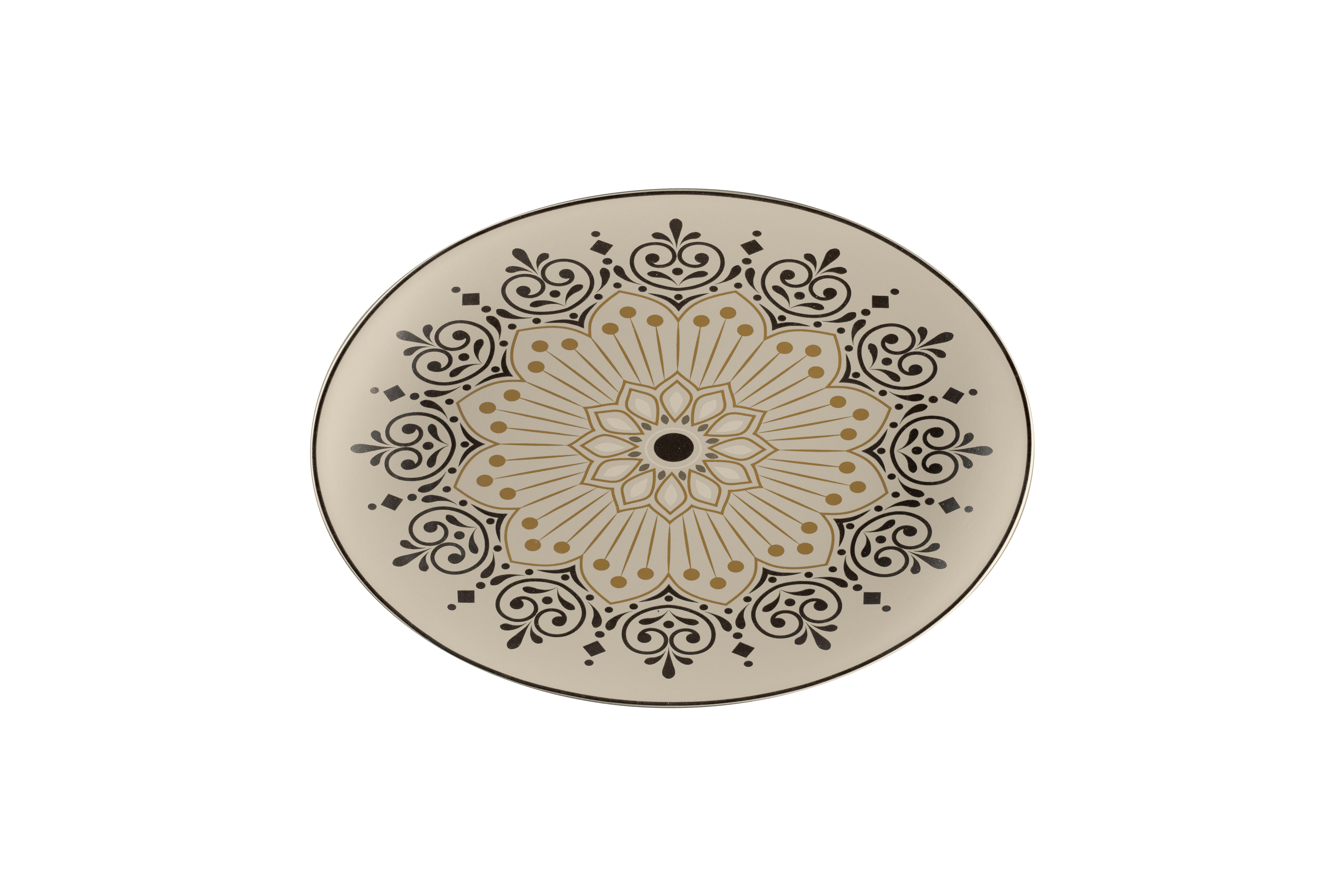 Platte oval 32x23x3,2cm ARGILA CARTAGENA decorated grey Platte oval 32x23x3,2cm ARGILA CARTAGENA decorated grey