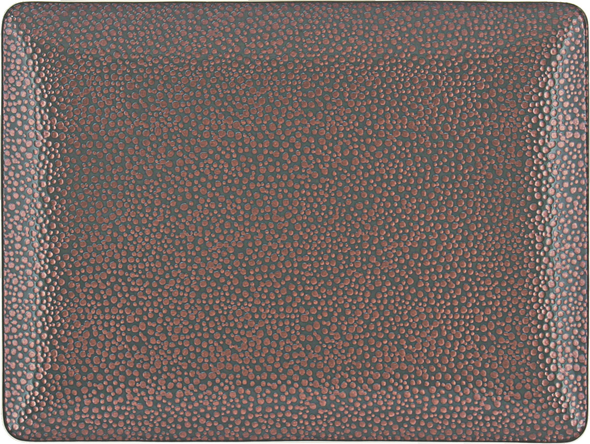 Platte rechteckig coup 20x15cm PURITY PEARLS METAL copper Platte rechteckig coup 20x15cm PURITY PEARLS METAL copper