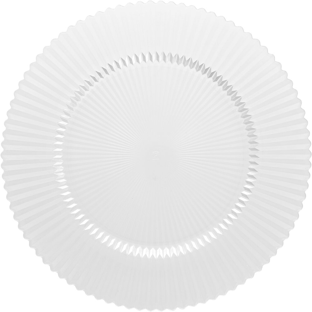 Glasteller flach 32,5cm ARCHIE klar
