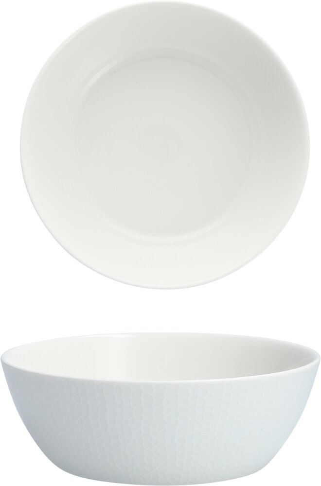 163189 Schale 18cm 890ml AMANDA weiss