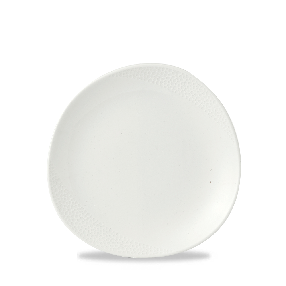 152878 Teller organic 21cm ISLA white