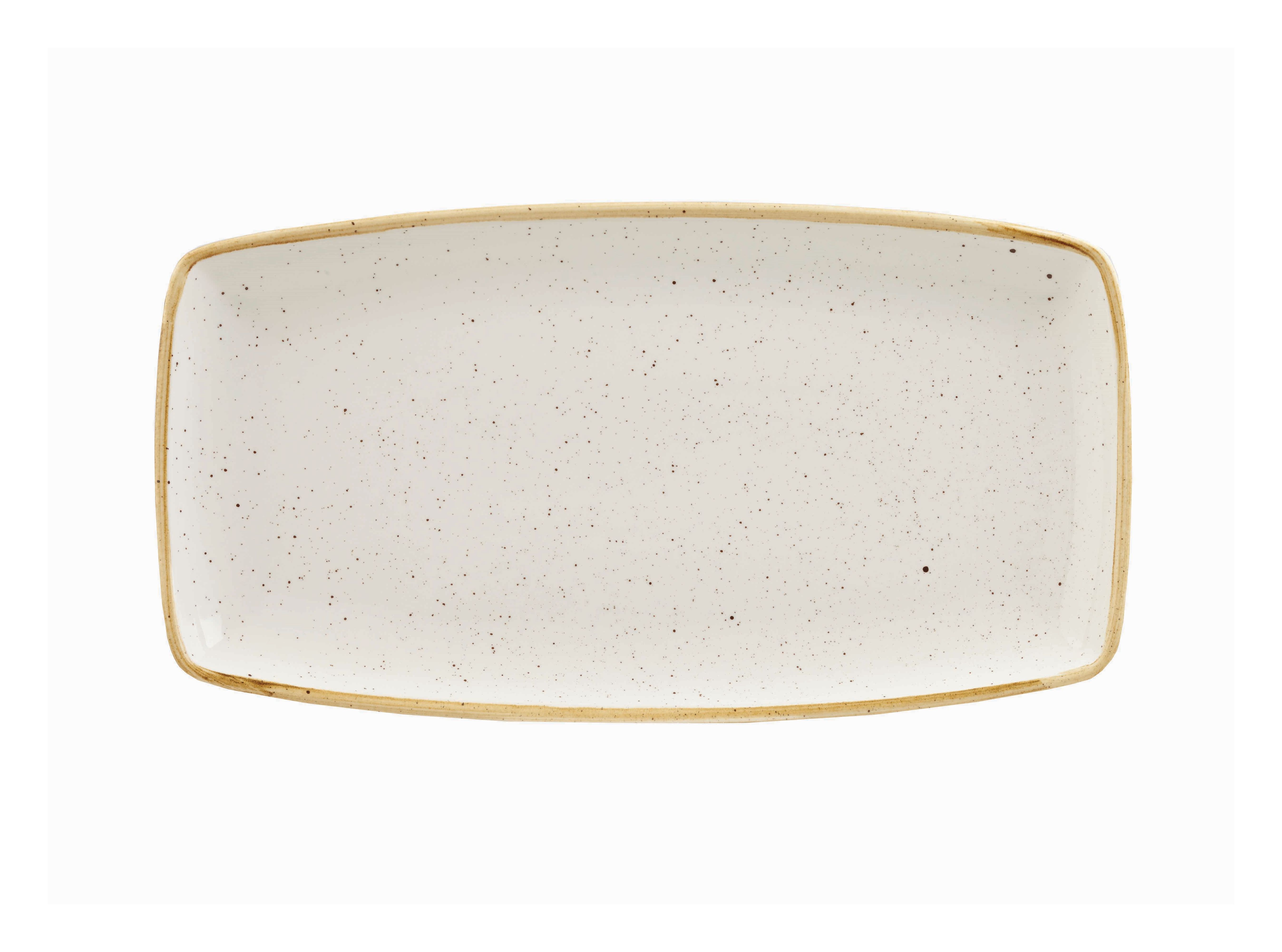 20700 Platte eckig 35x18,5cm STONECAST barley white