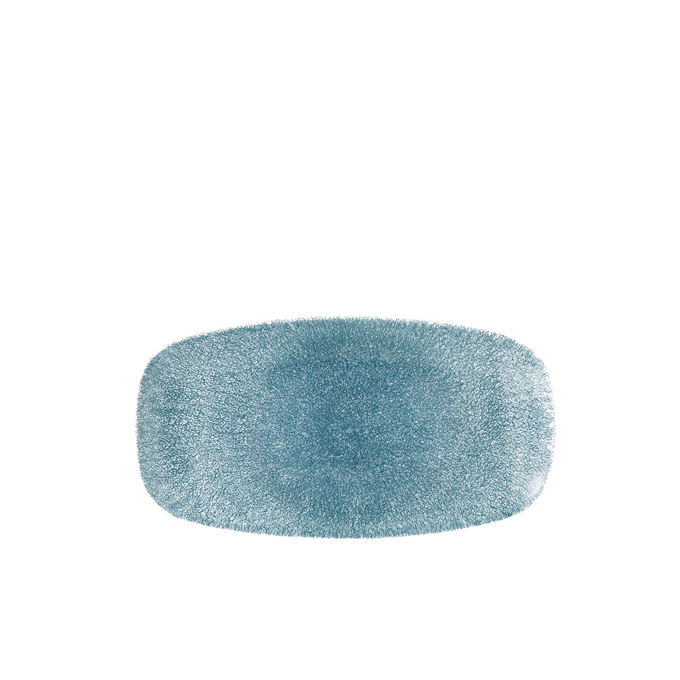43679 Platte eckig 29,8x15cm RAKU topaz blue
