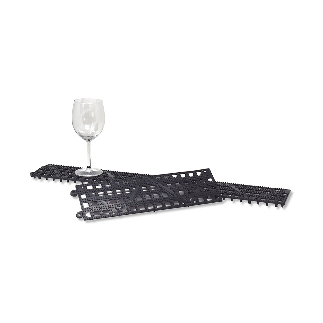 Gläsermatte Streifen erweiterbar 30x9 cm Gläsermatte Streifen erweiterbar 30x9 cm