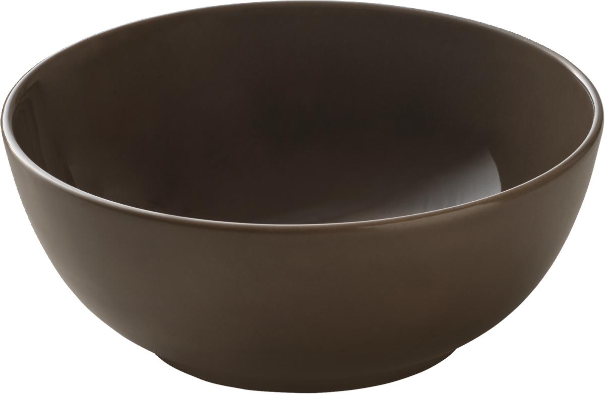 Schale rund 17cm 0,85l SANDSTONE DARK BROWN UNI Schale rund 17cm 0,85l SANDSTONE DARK BROWN UNI