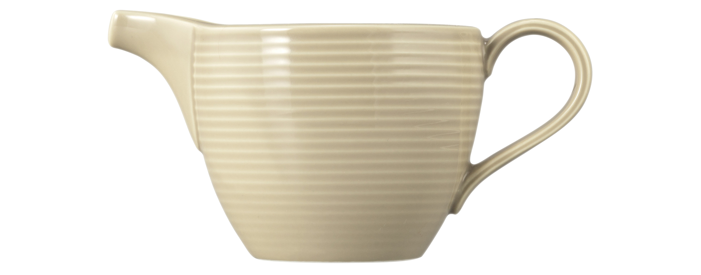 Milchkännchen rund mit Relief 0,29l mit Relief BEAT sandbeige Milchkännchen rund mit Relief 0,29l mit Relief BEAT sandbeige