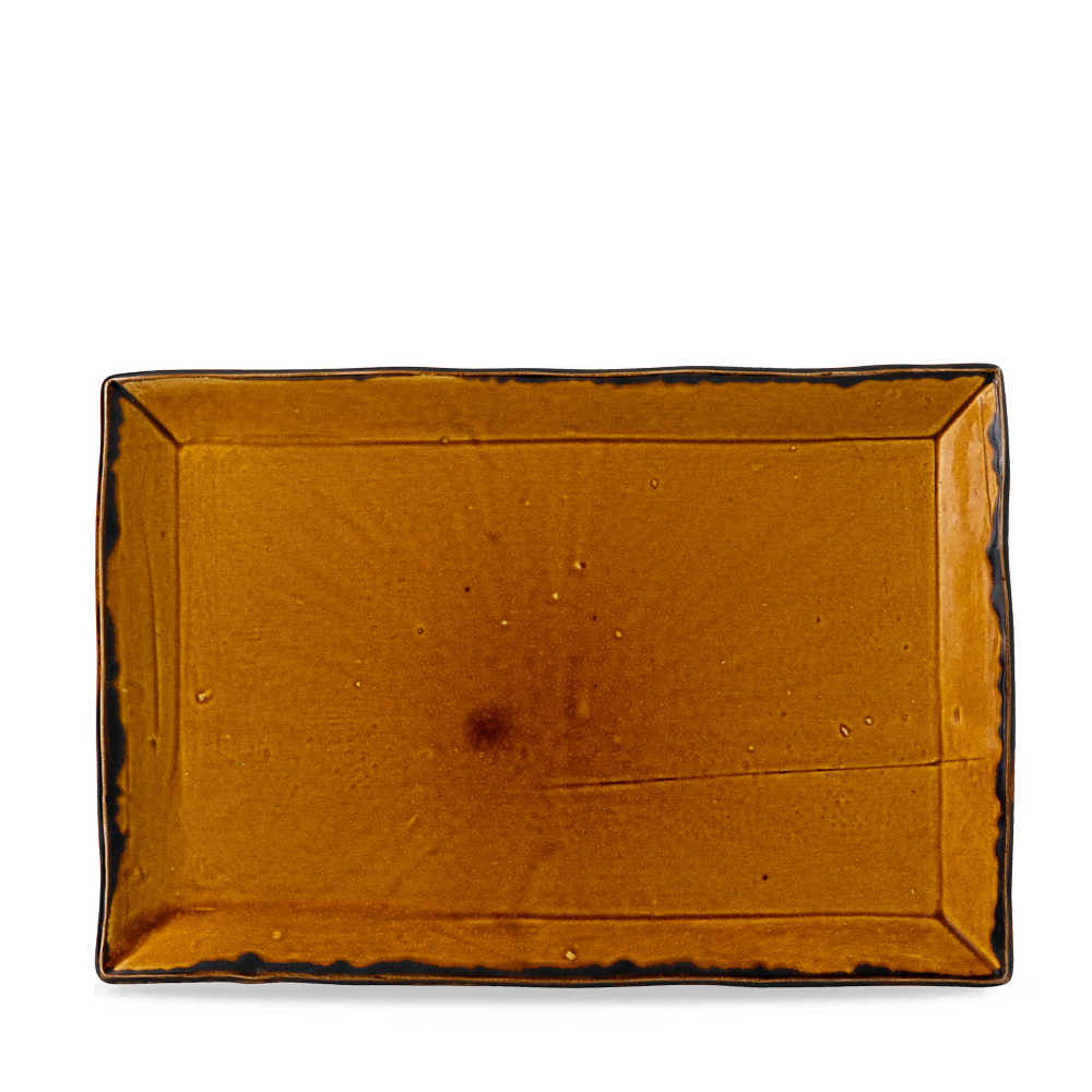 Platte 28,5x18,7cm HARVEST brown