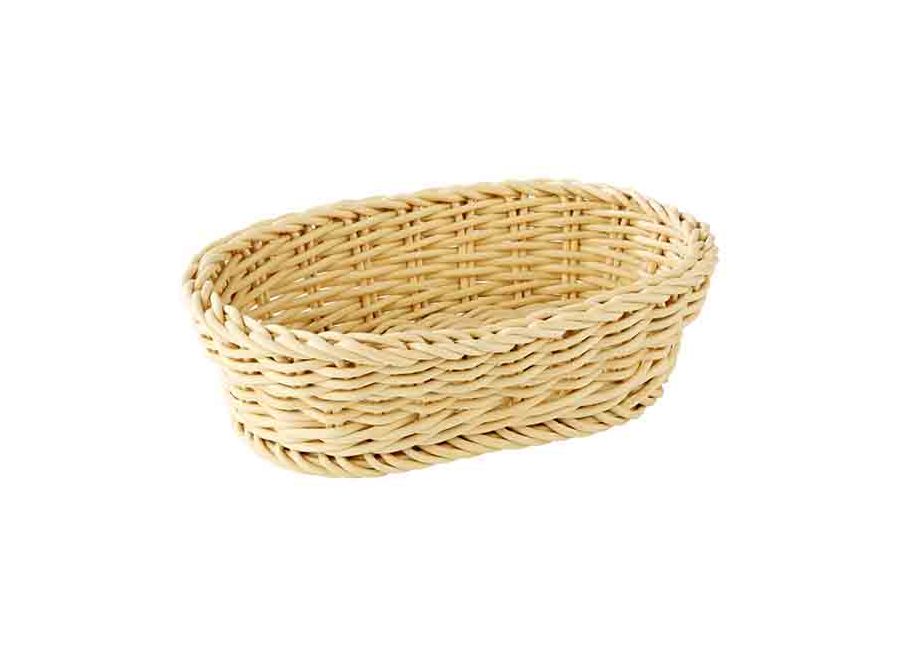 126646 Korb oval 19x12cm H:6cm PROFI LINE hellbeige