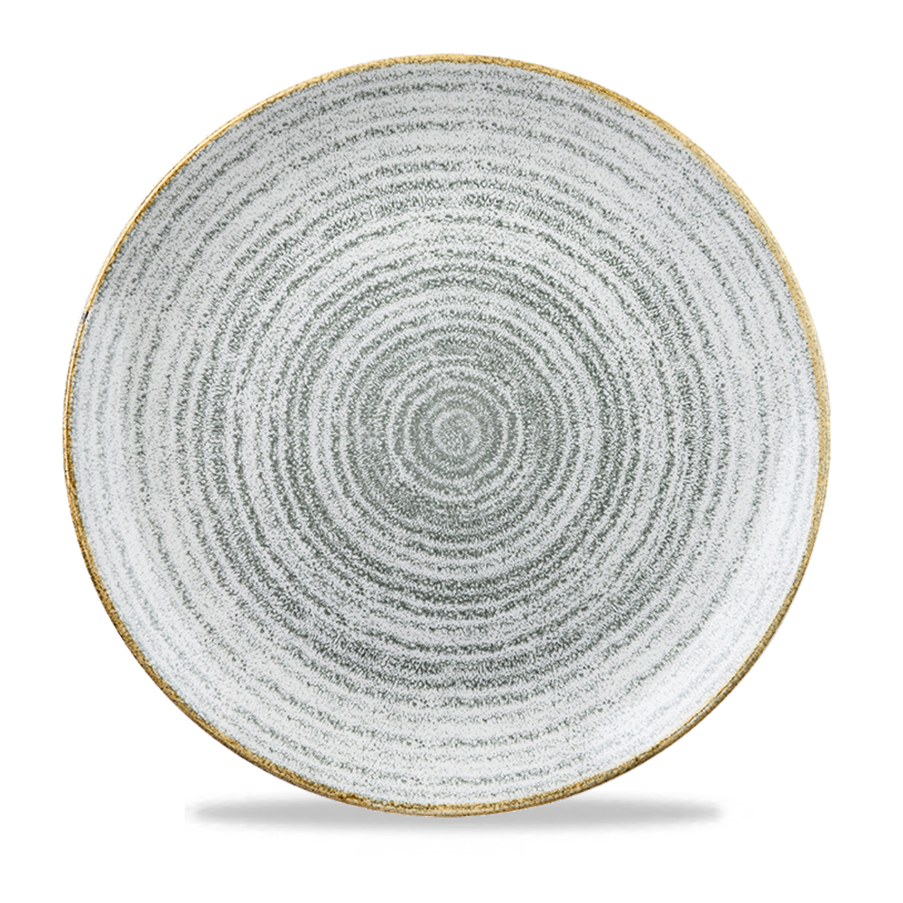 Teller flach coup 29cm STUDIO PRINTS HOMESPUN stone grey