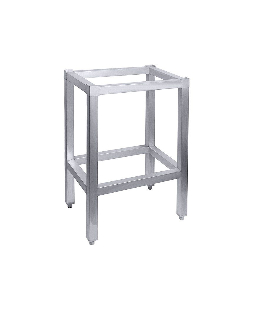 69610 Edelstahluntergestell zu Hackblock aus Polyethylen L: 50cm B: 40cm H: 77cm