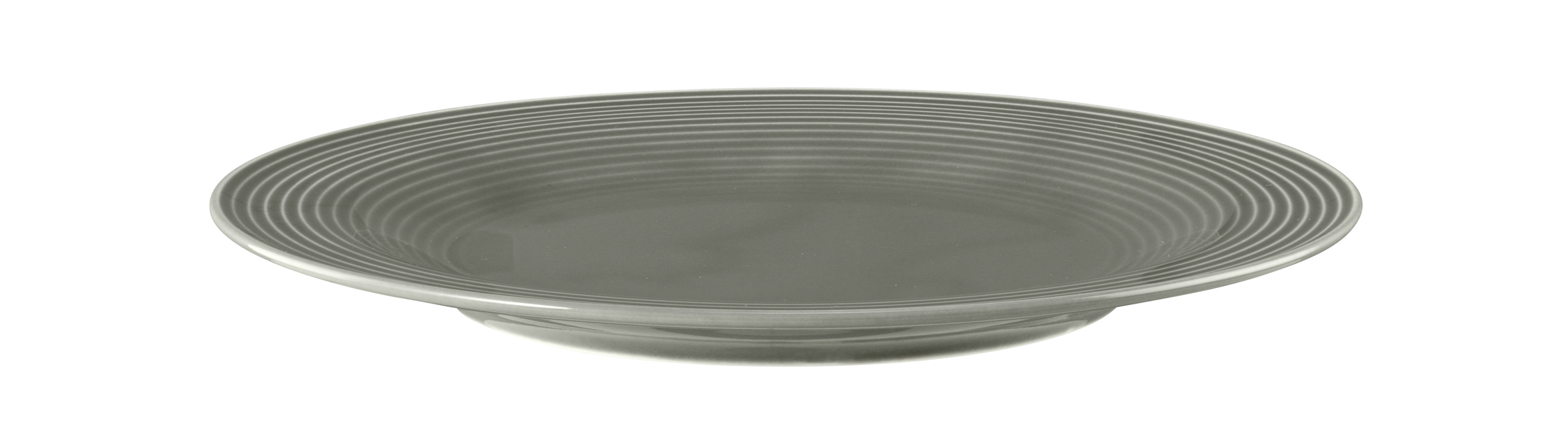 Teller rund mit Relief rund 23cm BEAT perlgrau