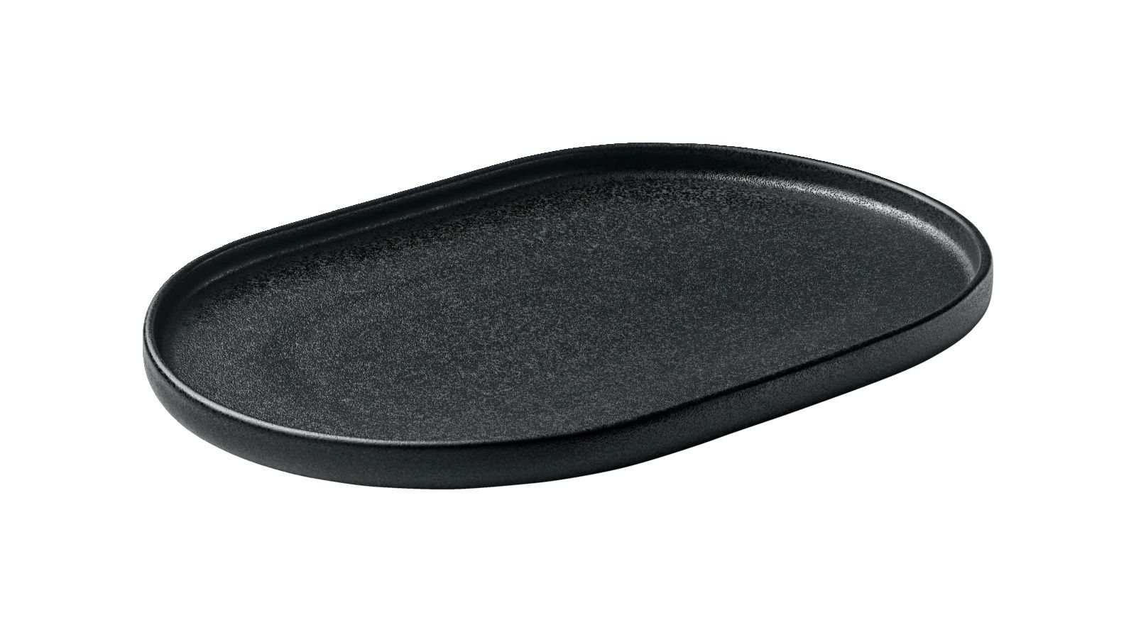 Platte oval 30cm NARA schwarz