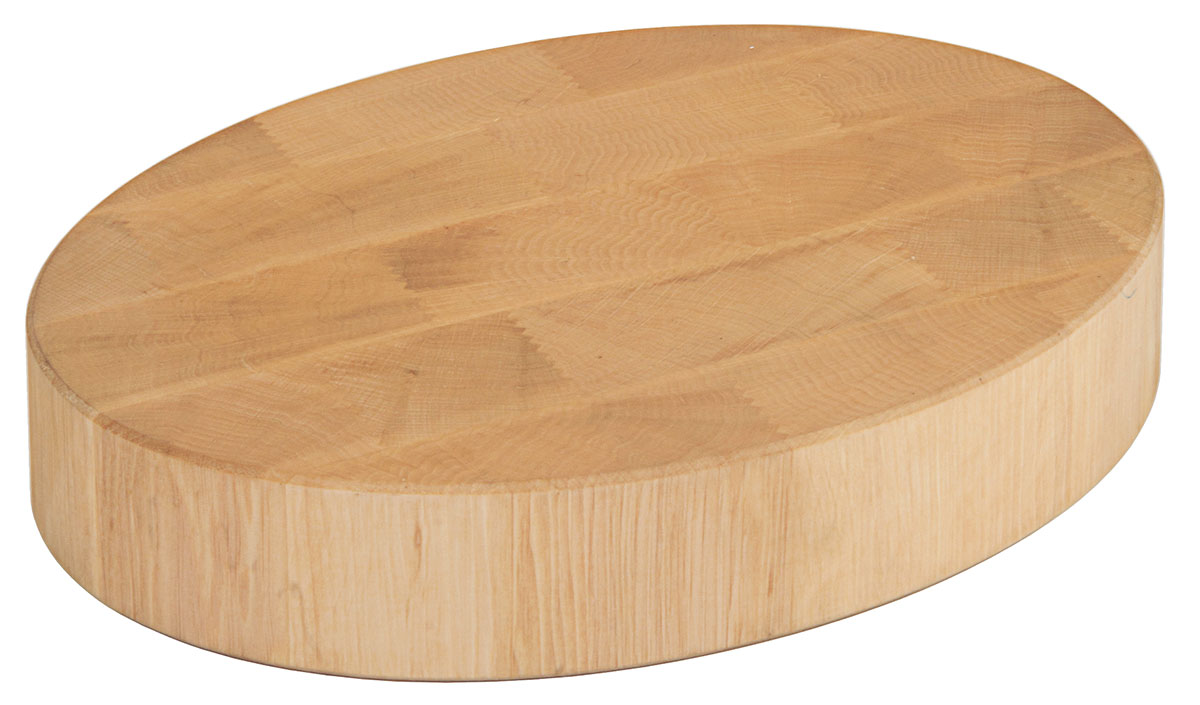 Butcher Block oval 35x25x6cm UNISON