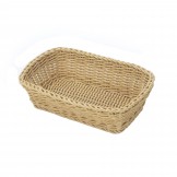 62794 Brotkorb flach eckig 31x21cm GASTRO beige