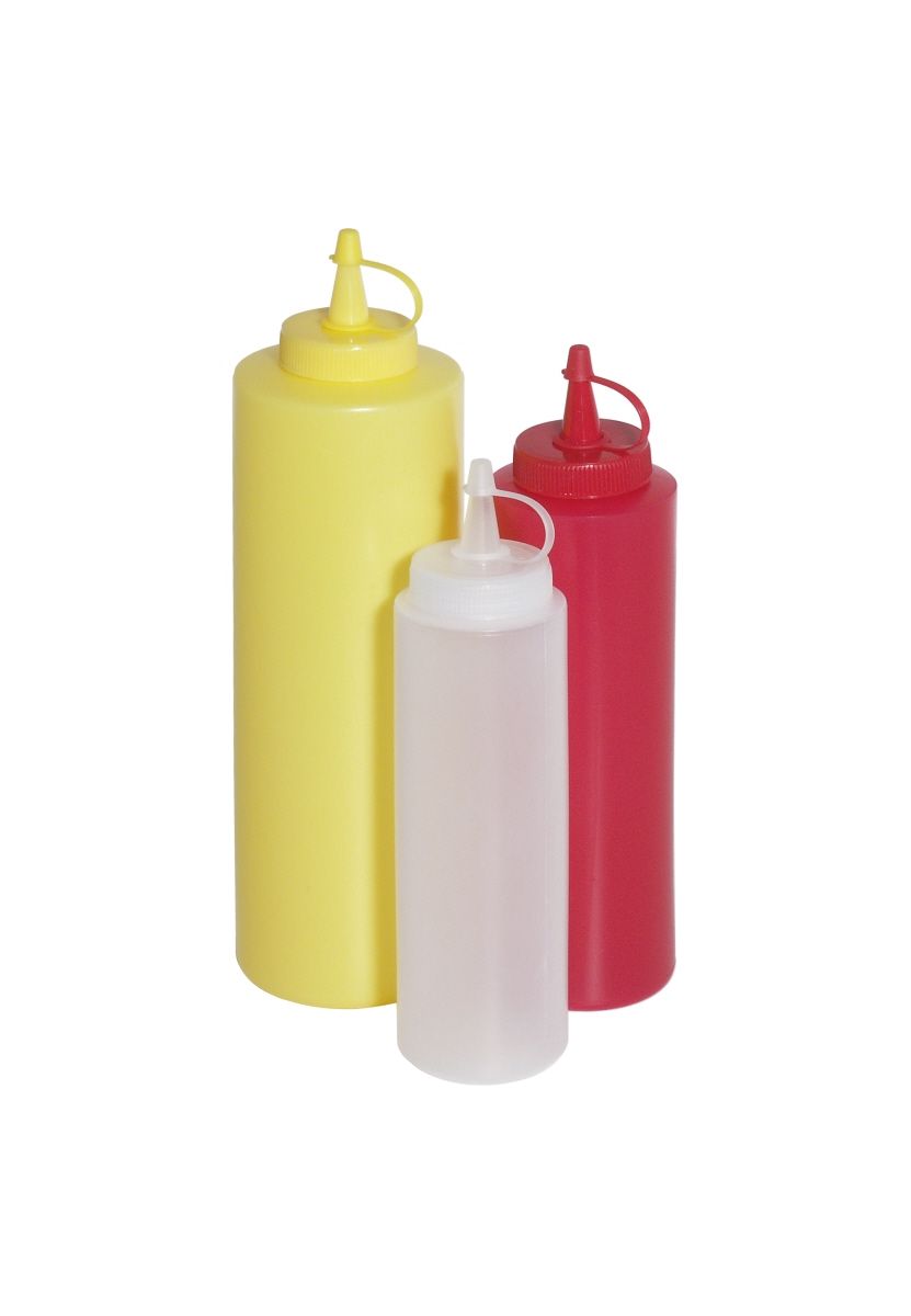 Quetschflasche gelb 0,7l H 24cm D: 6,5cm