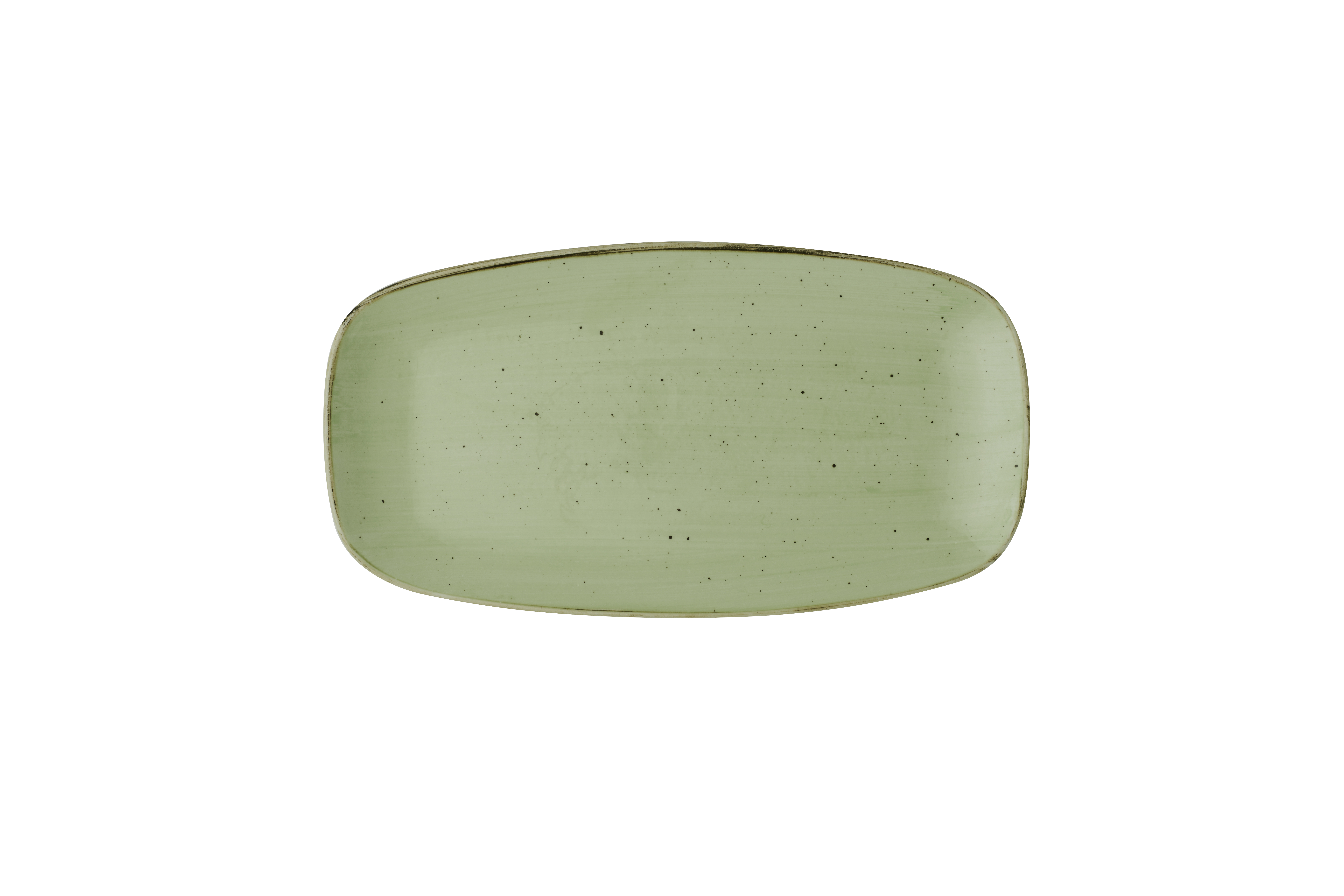 Platte eckig 35,5x18,9cm STONECAST sage green