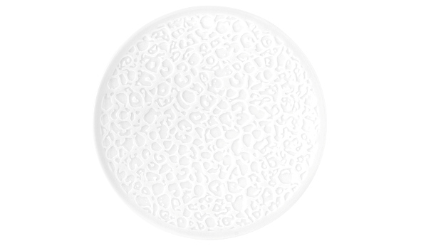 Teller flach 16,5 cm Vollrelief Nori weiss Teller flach 16,5 cm Vollrelief Nori weiss