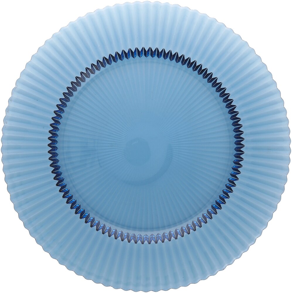 Glasteller flach 21,5cm ARCHIE azur