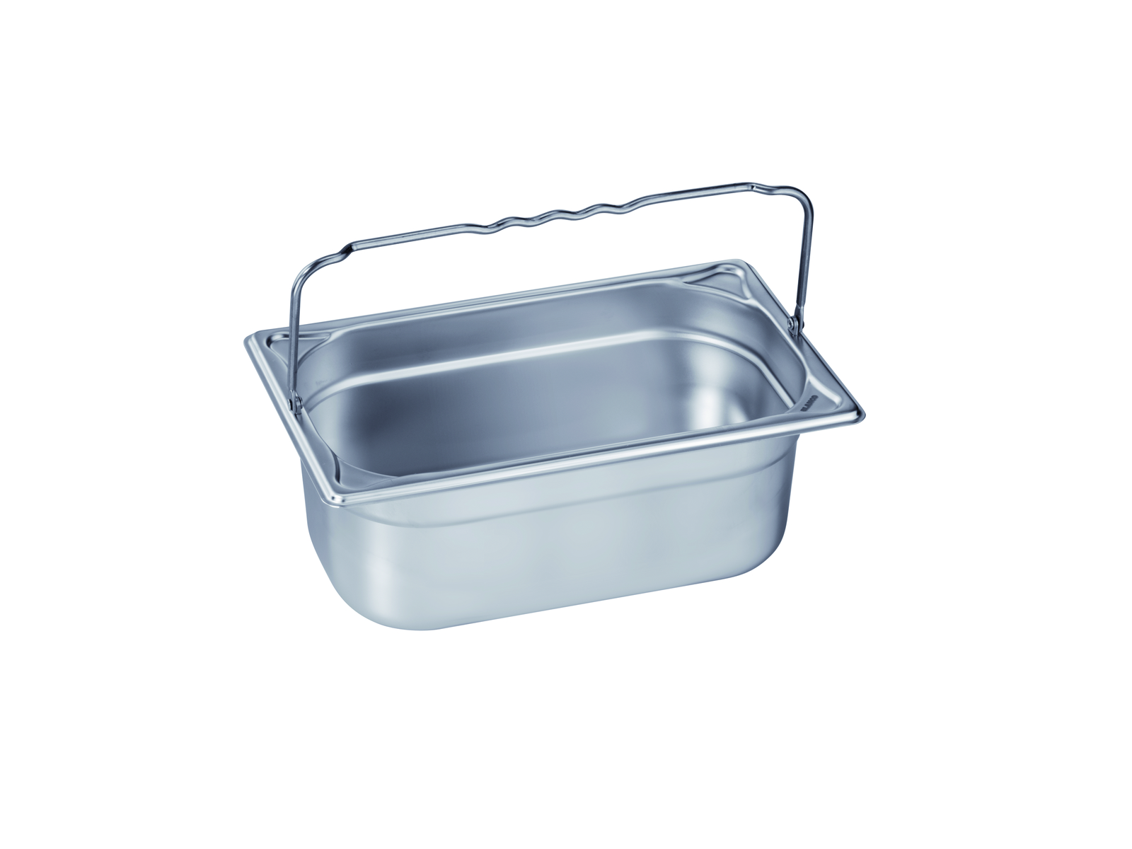 GN-Behälter 1/4-65 mit Bügelgriffen 18/10