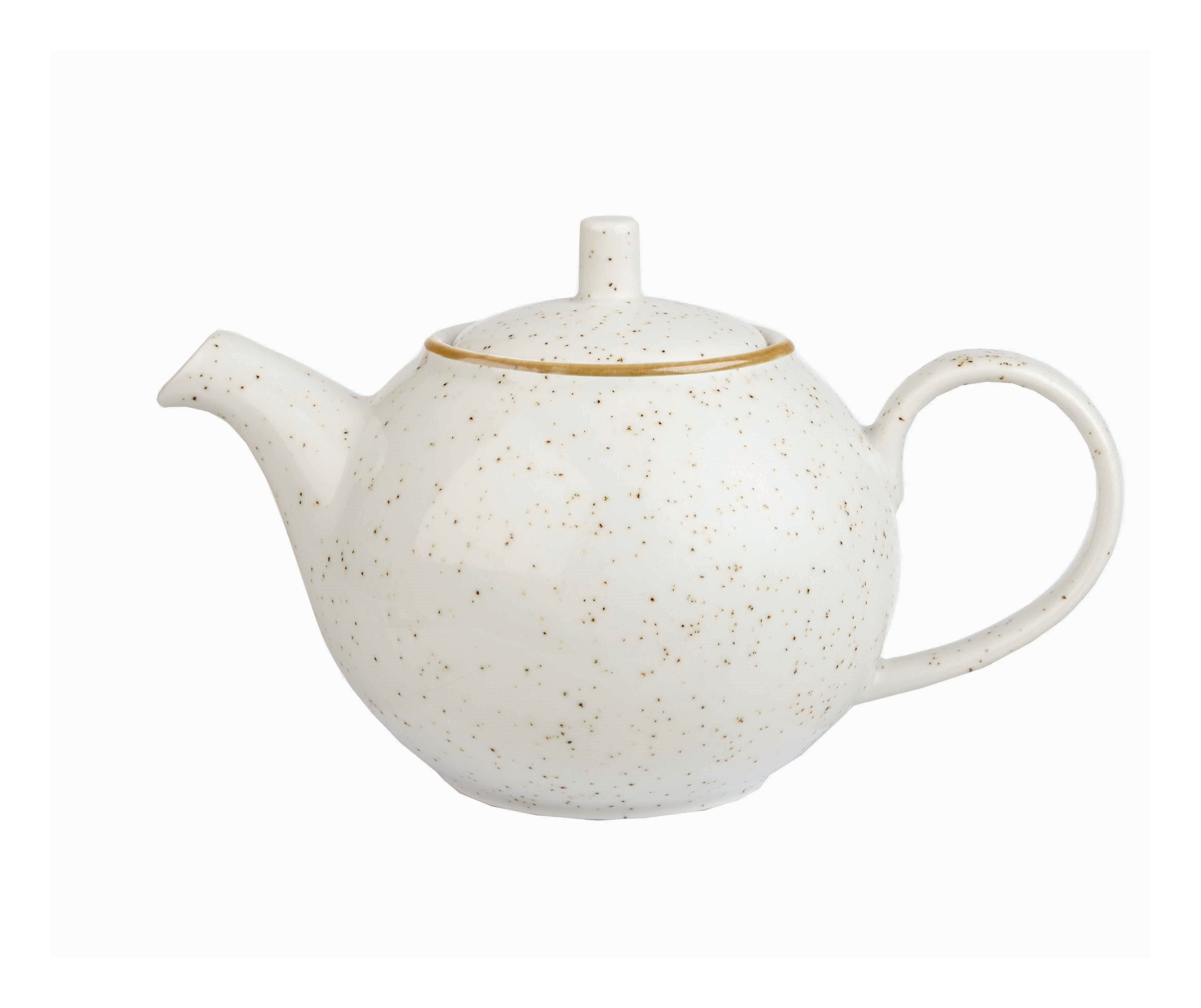 20716 Kaffee-/Teekanne 0,43l STONECAST barley white