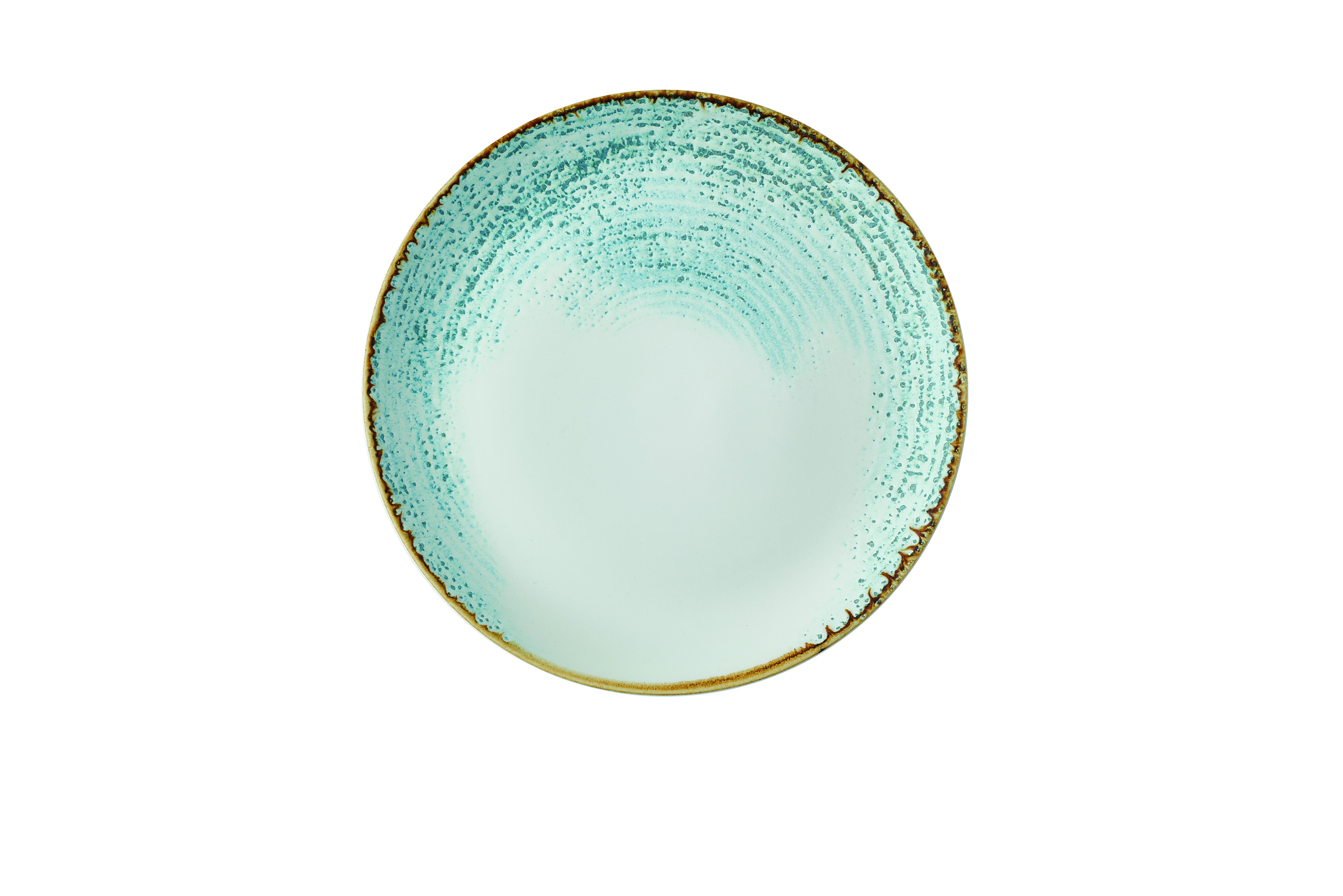 Teller flach coup 28,8cm HOMESPUN Aquamarine