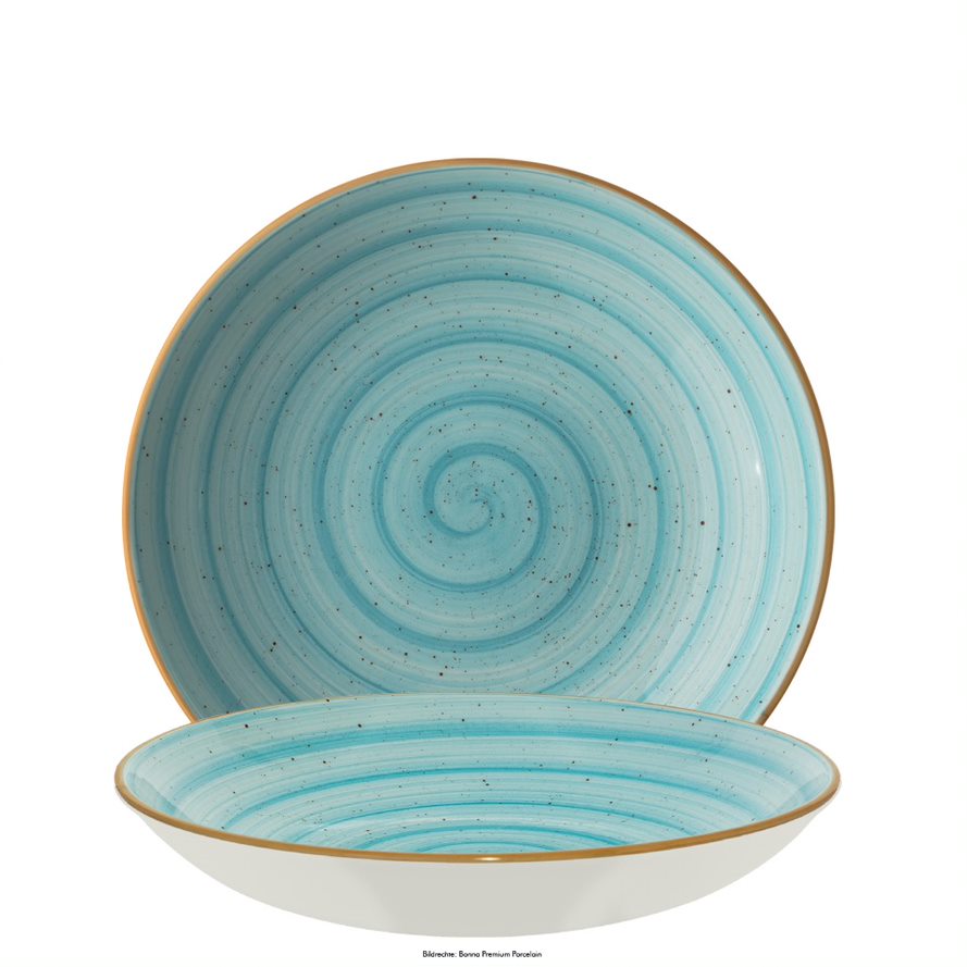 142915 Teller tief 25cm AURA AQUA BLOOM