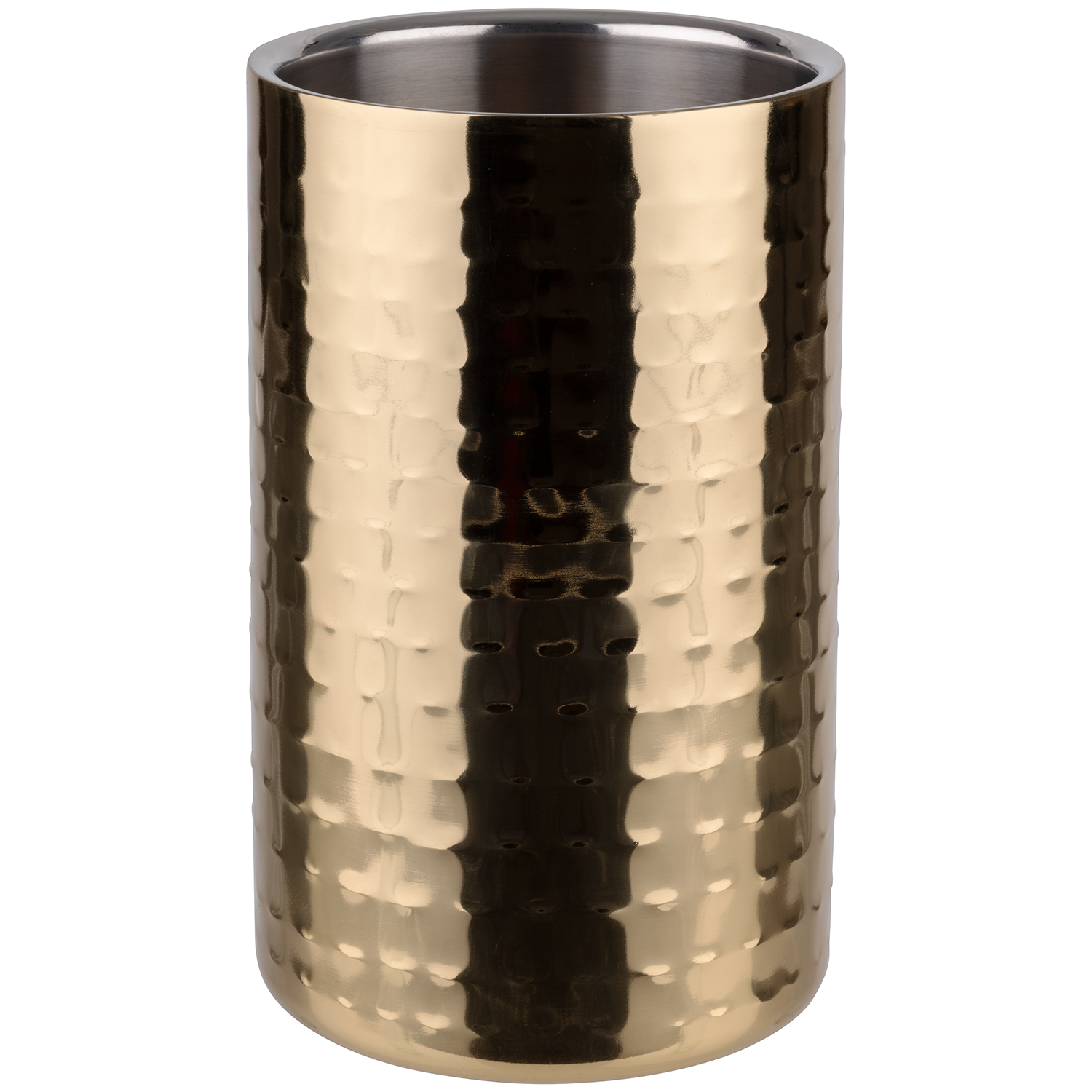 Flaschenkühler Ø 12 cm, H:20 cm GOLD Flaschenkühler Ø 12 cm, H:20 cm GOLD