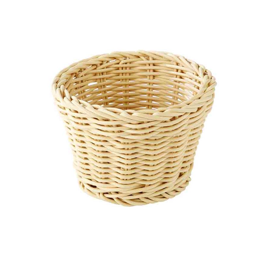 126665 Korb rund D:13cm H:10cm PROFI LINE beige