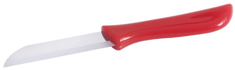 Küchenmesser 7cm mit rotem Griff