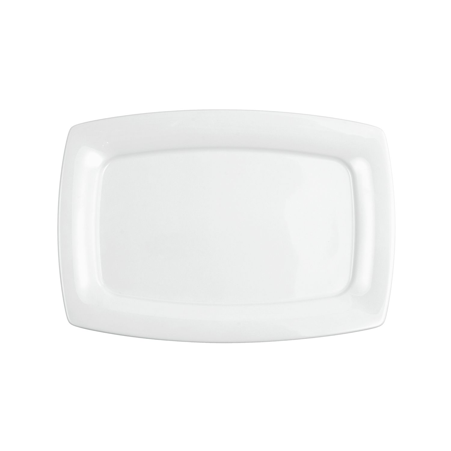 70790PaEgFyzzIbYLy Teller rechteckig 35x24,5cm SAVOY weiß