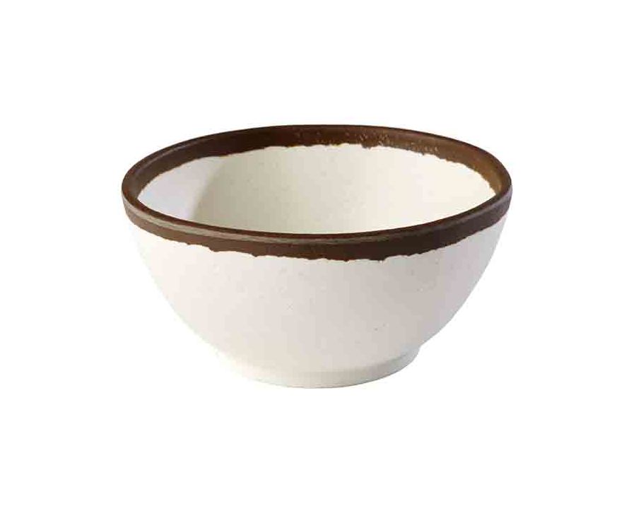 126800 Schale CROCKER creme mit Rand D:12,5cm H:6cm 0,37l