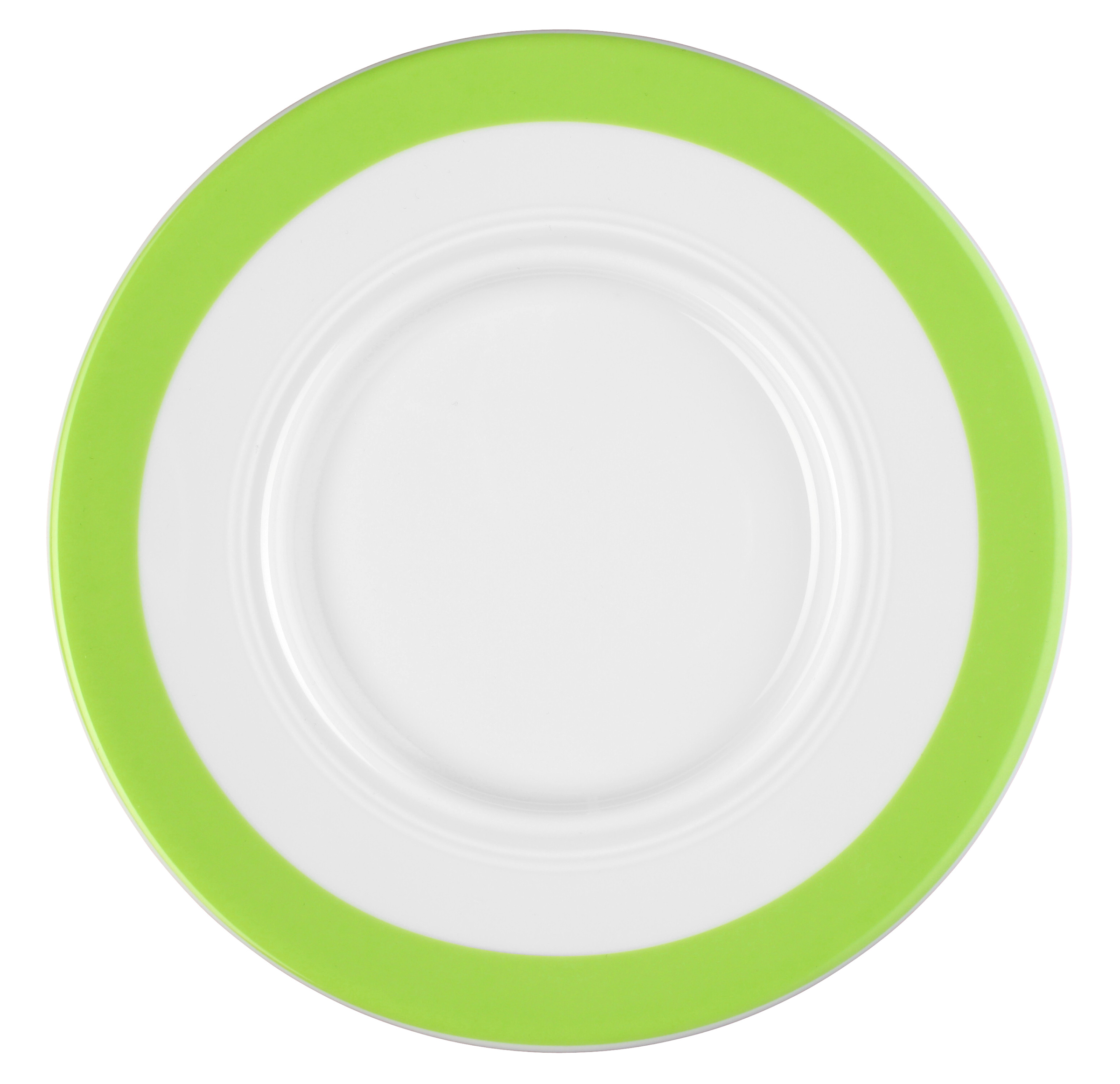 Suppenuntertasse rund mit Relief 17,5cm VITALIS grünes band