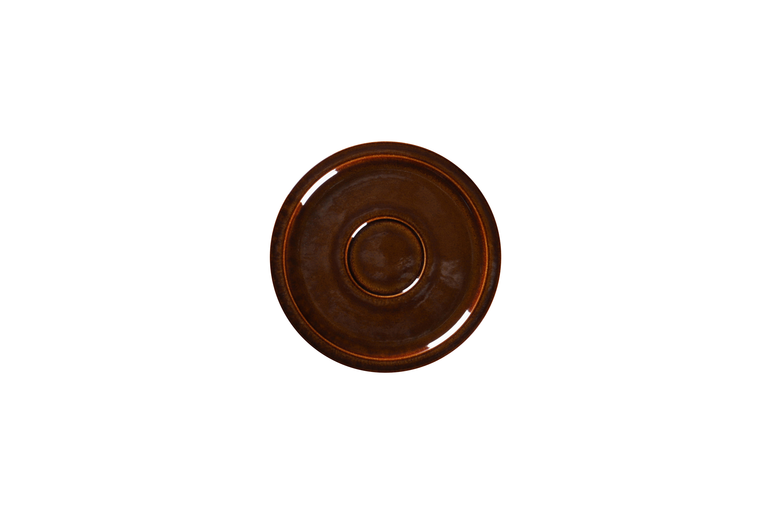 Kaffee-Untertasse 16,3cm RAKSTONE EASE honey brown