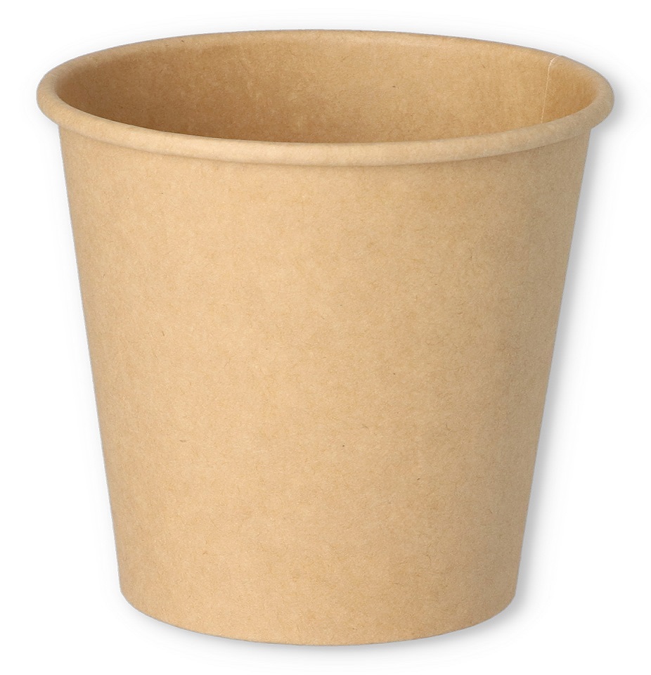 50 Stück Becher 100ml/4oz COFFEE TO GO KRAFT braun