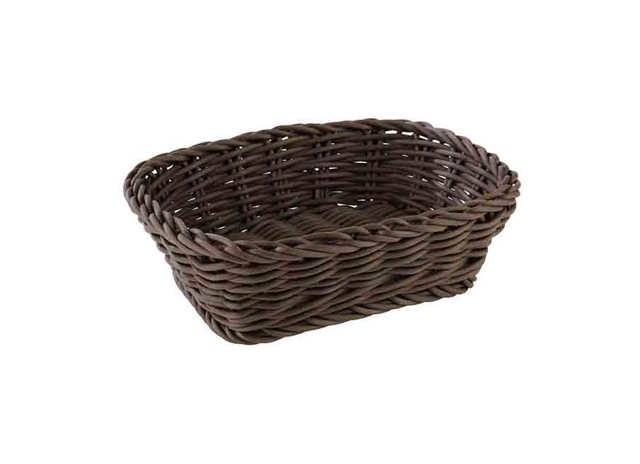 126659 Korb rechteckig 19x13cm H:6cm PROFI LINE braun