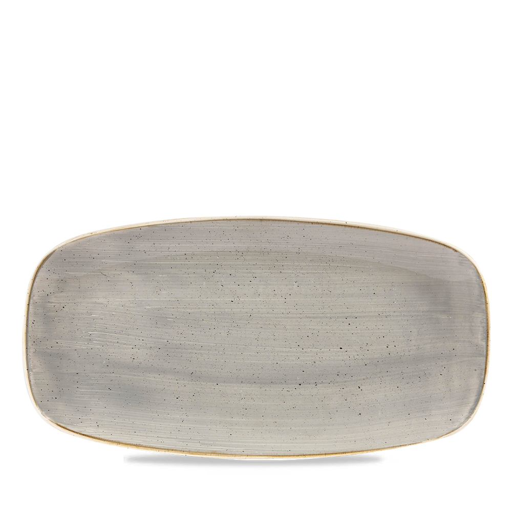 Platte eckig 29,8x15,3cm STONECAST peppercorn grey