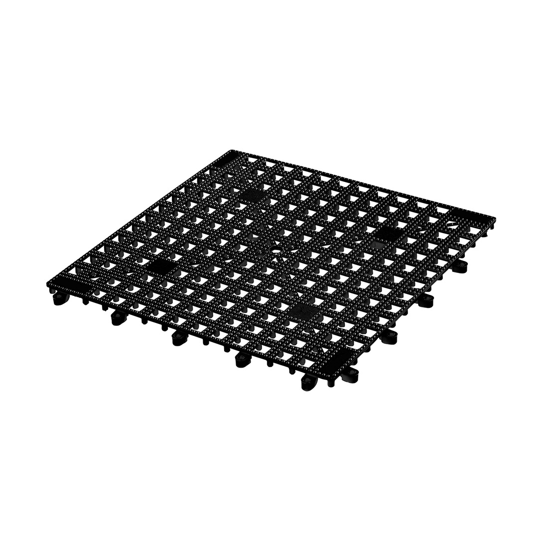 Gläsermatte erweiterbar schwarz 33x33 cm Gläsermatte erweiterbar schwarz 33x33 cm