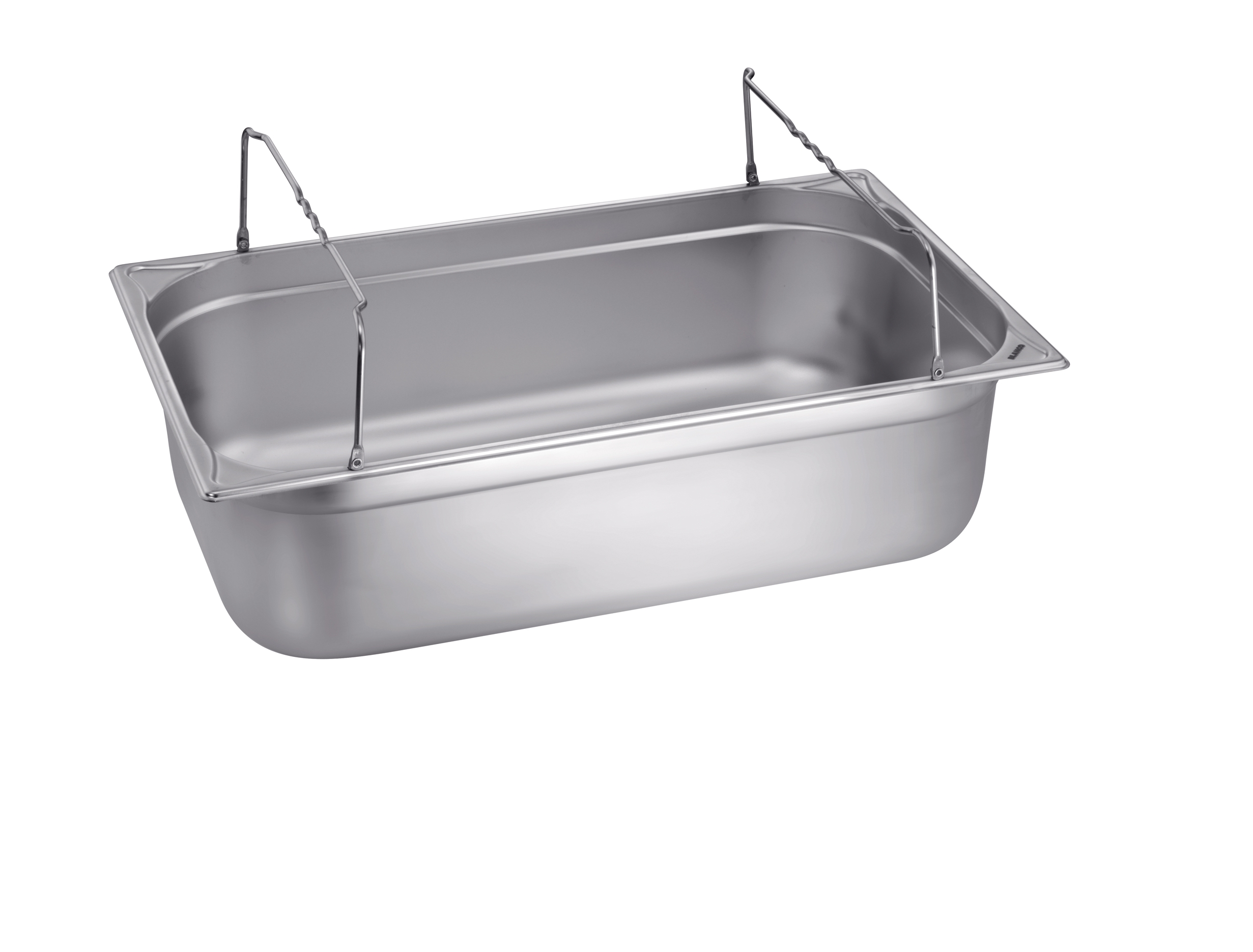 GN-Behälter 1/1-150 mit Bügelgriffen 18/10