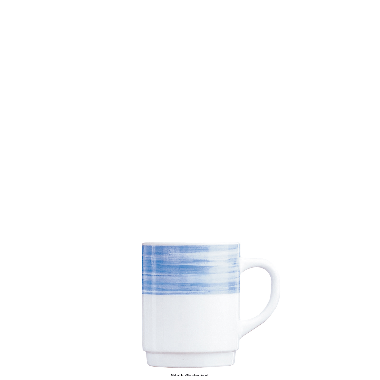 Kaffeebecher 0,25l stapelbar BRUSH BLUE