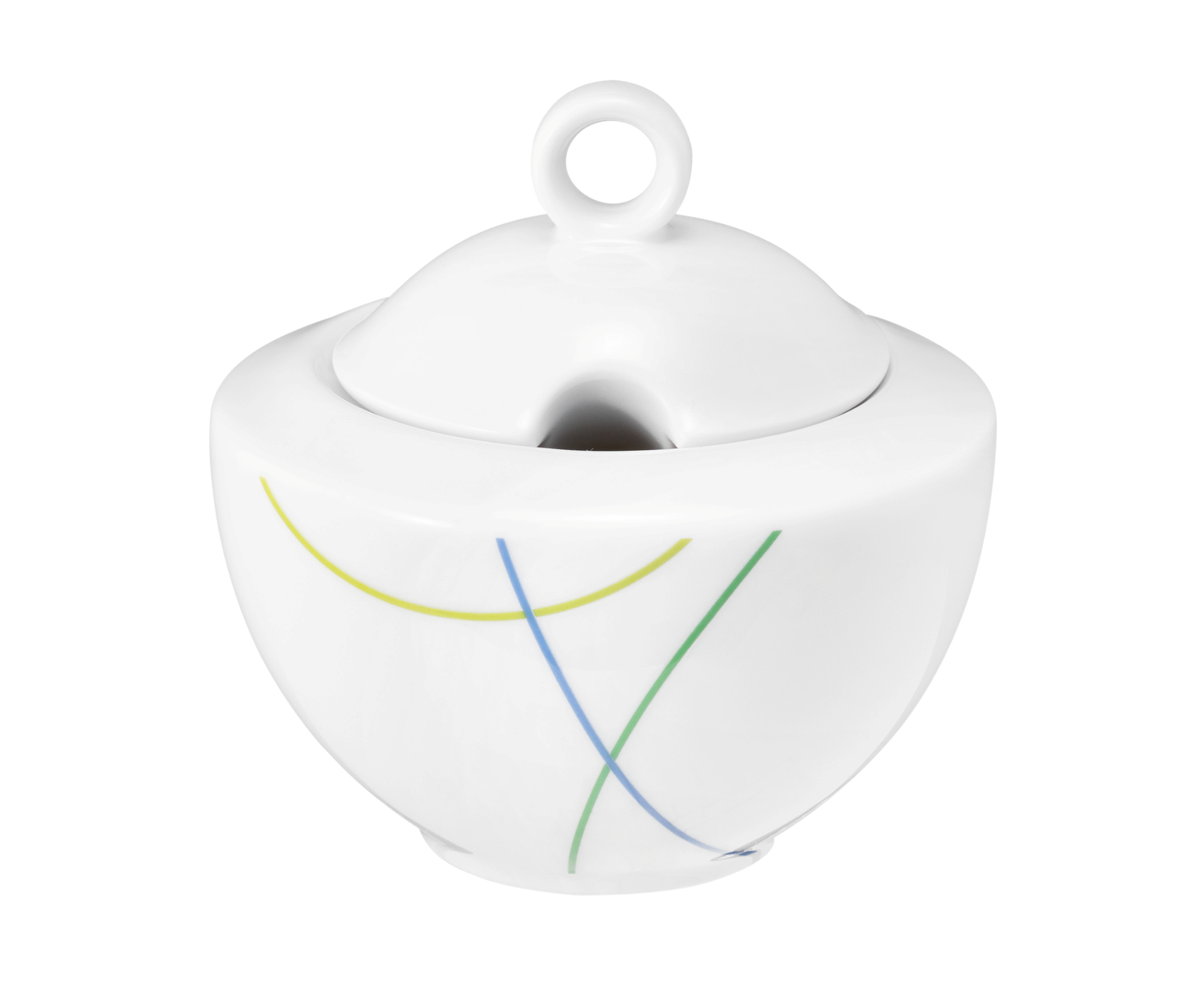 Zuckerdose rund 2 0,28l COMMUNITY green line