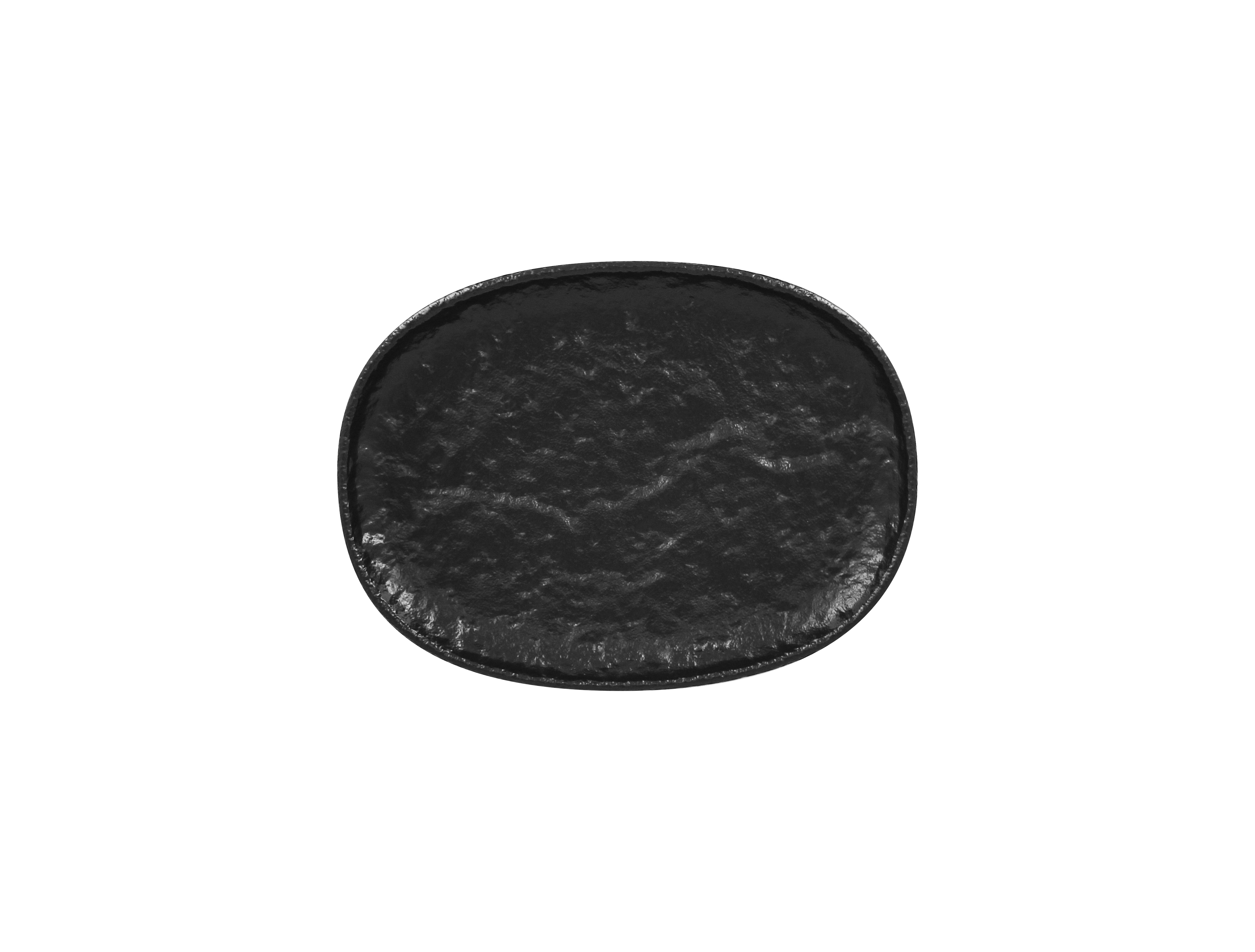 Platte coup oval 25x18,5cm EPIC ROKS schwarz