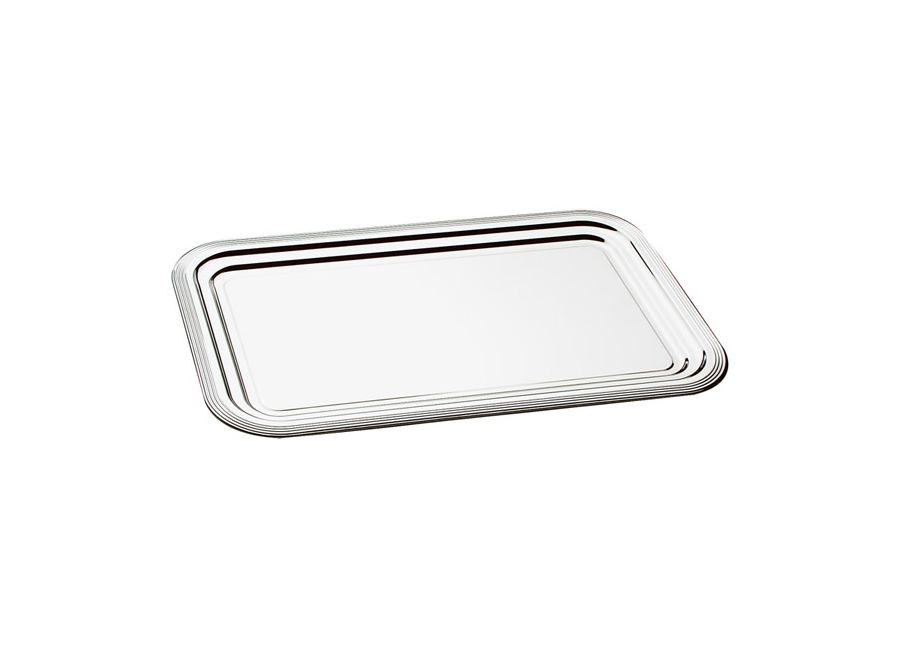 63333 Partyplatte L:41cm B:31cm Metall CLASSIC