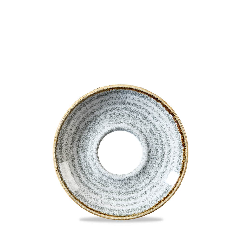 122983 Untertasse 16cm STUDIO PRINTS HOMESPUN stone grey