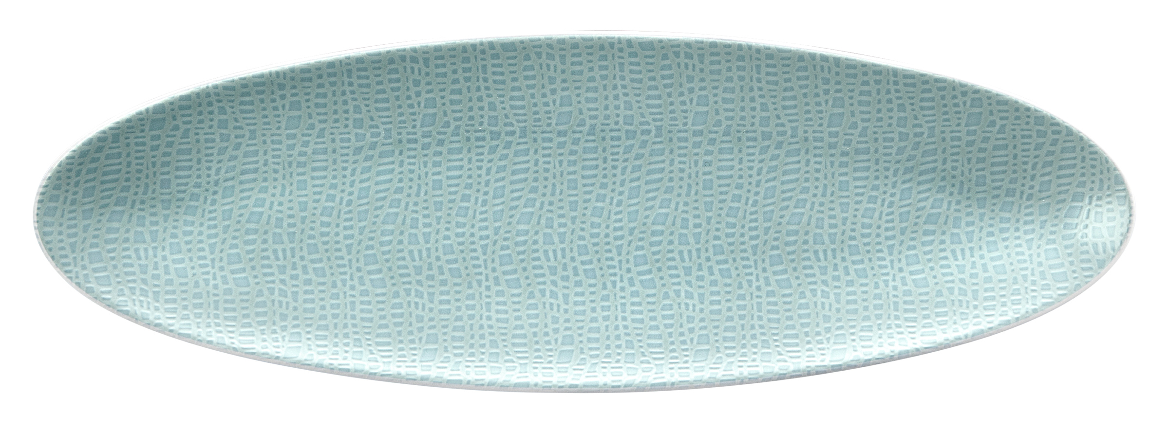 143777 Platte C 35x11cm M5379 COUP FINE DINING FASHION türkis gemustert